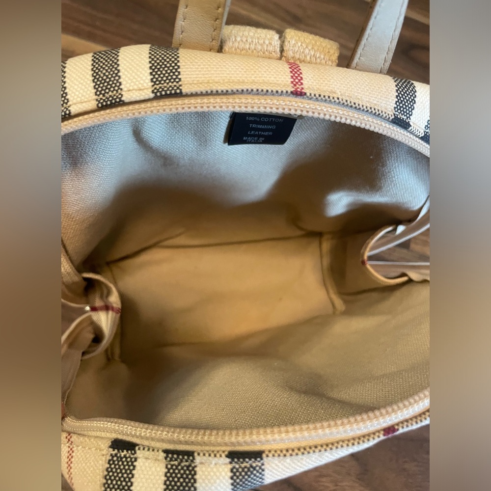 💯 BURBERRY plaid Backpack - Picture 4 of 9